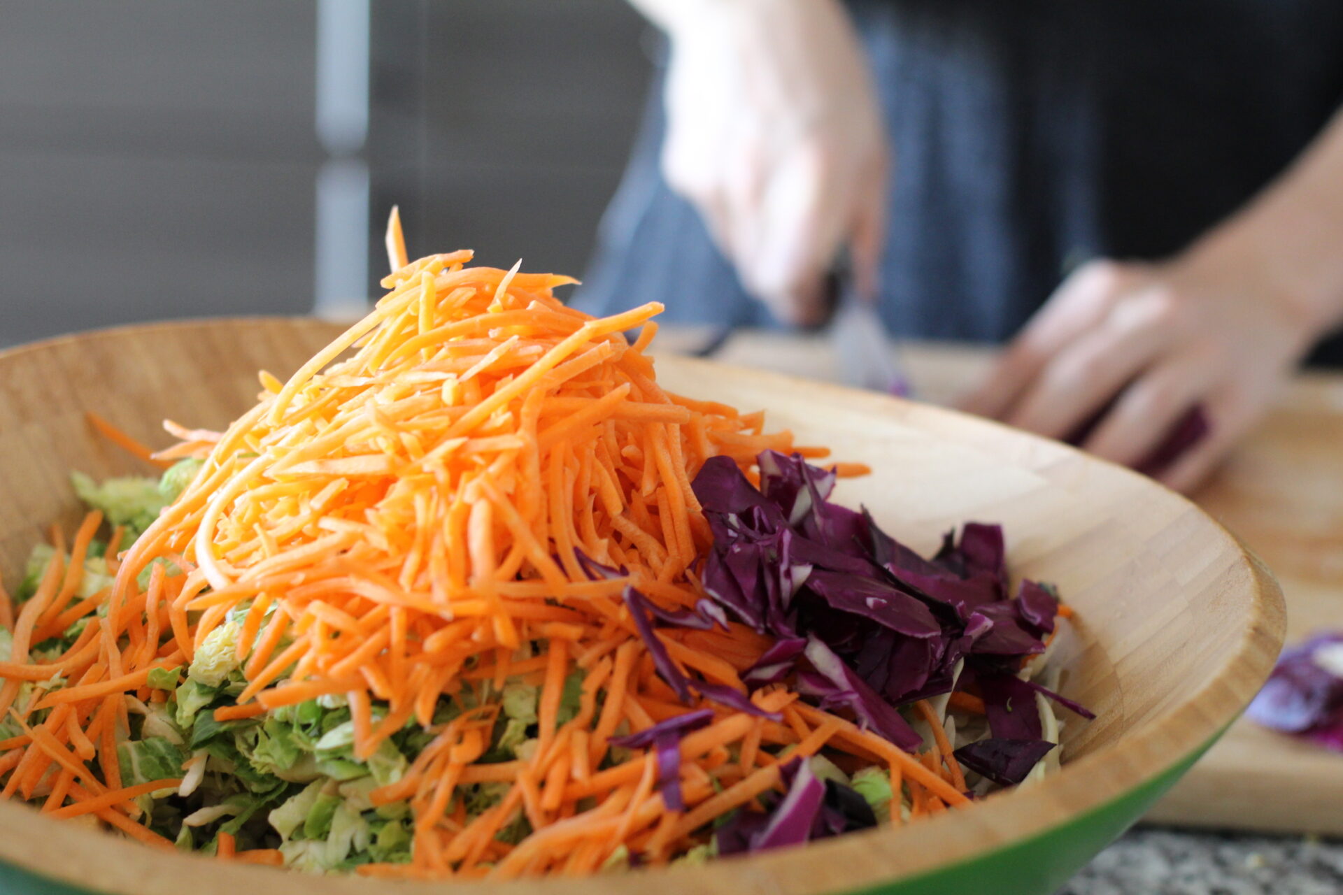 Shredded Crucifer Salad Beingbrigid