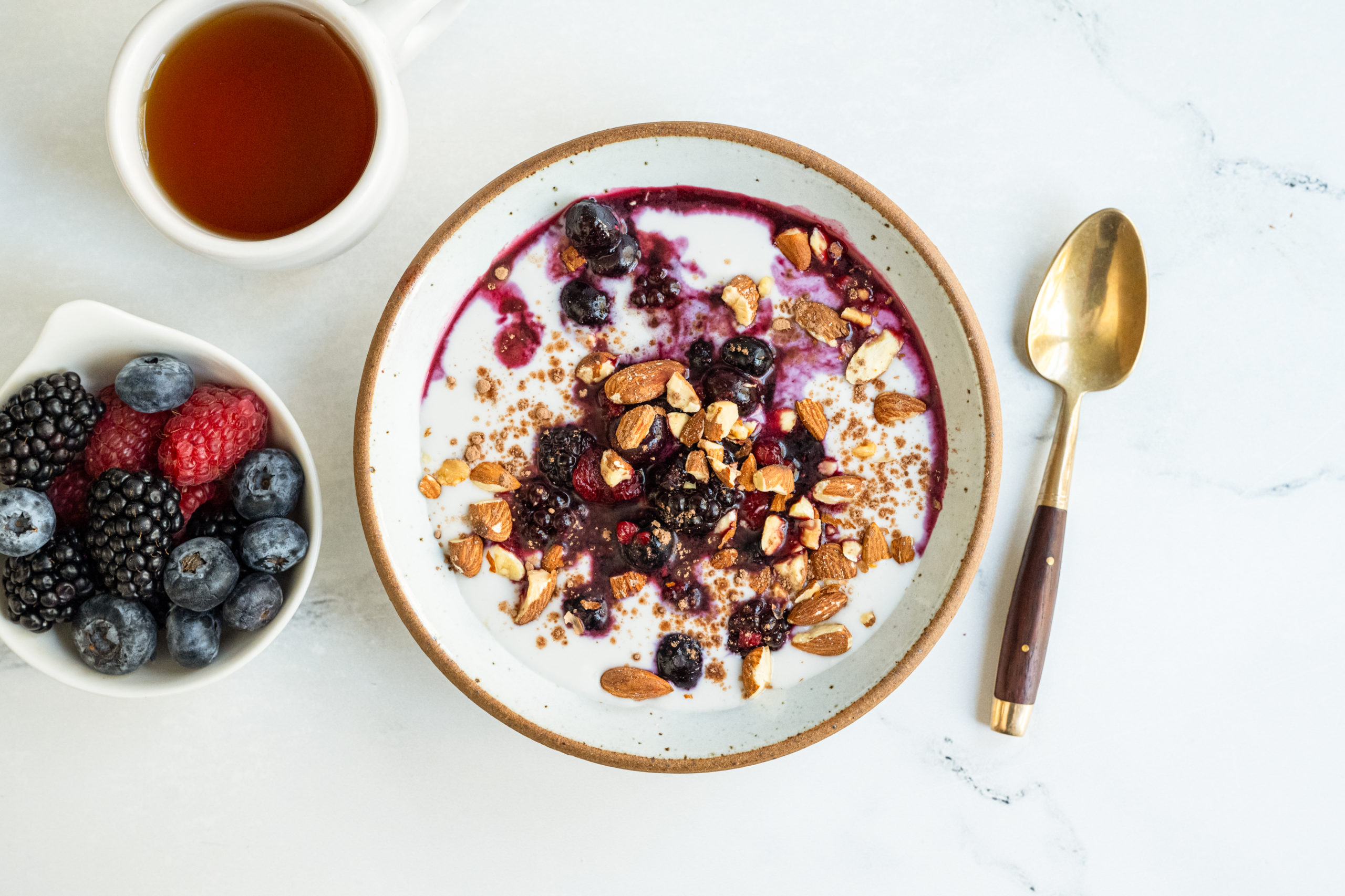 Berry and Nut Cream BeingBrigid Functional Nutrition Brigid Titgemeier