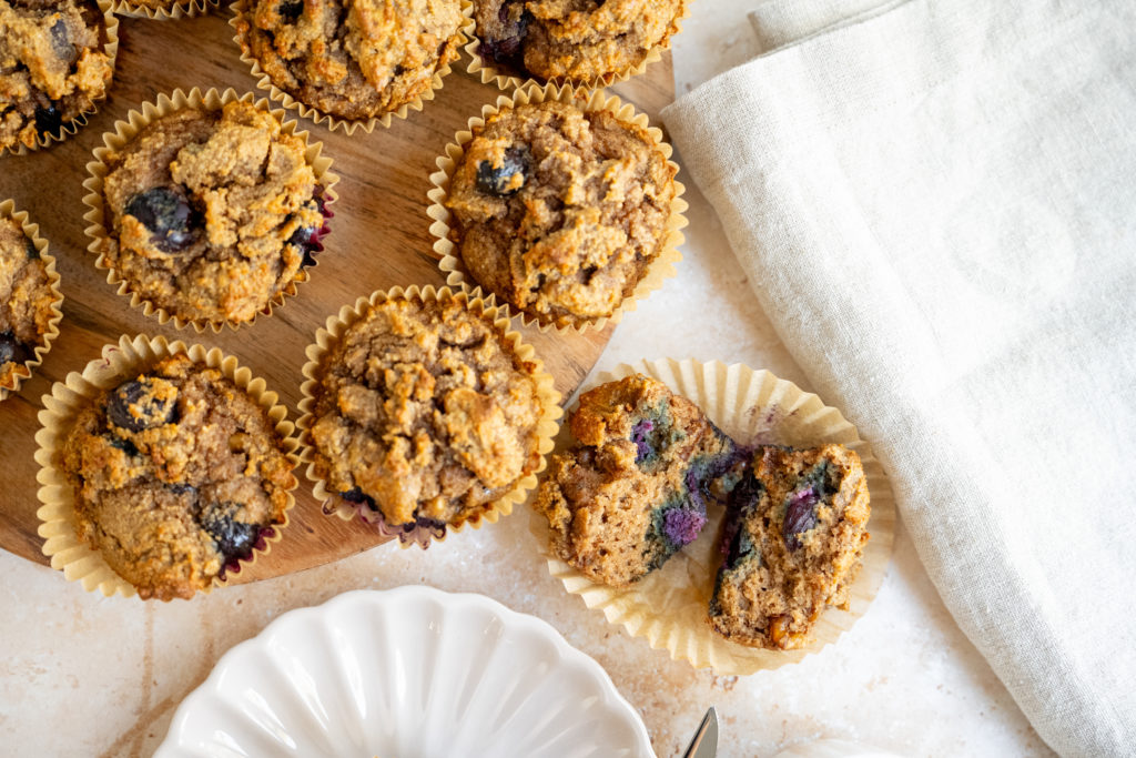 Blueberry Walnut Paleo Muffins BeingBrigid Functional Nutrition Brigid Titgemeier 