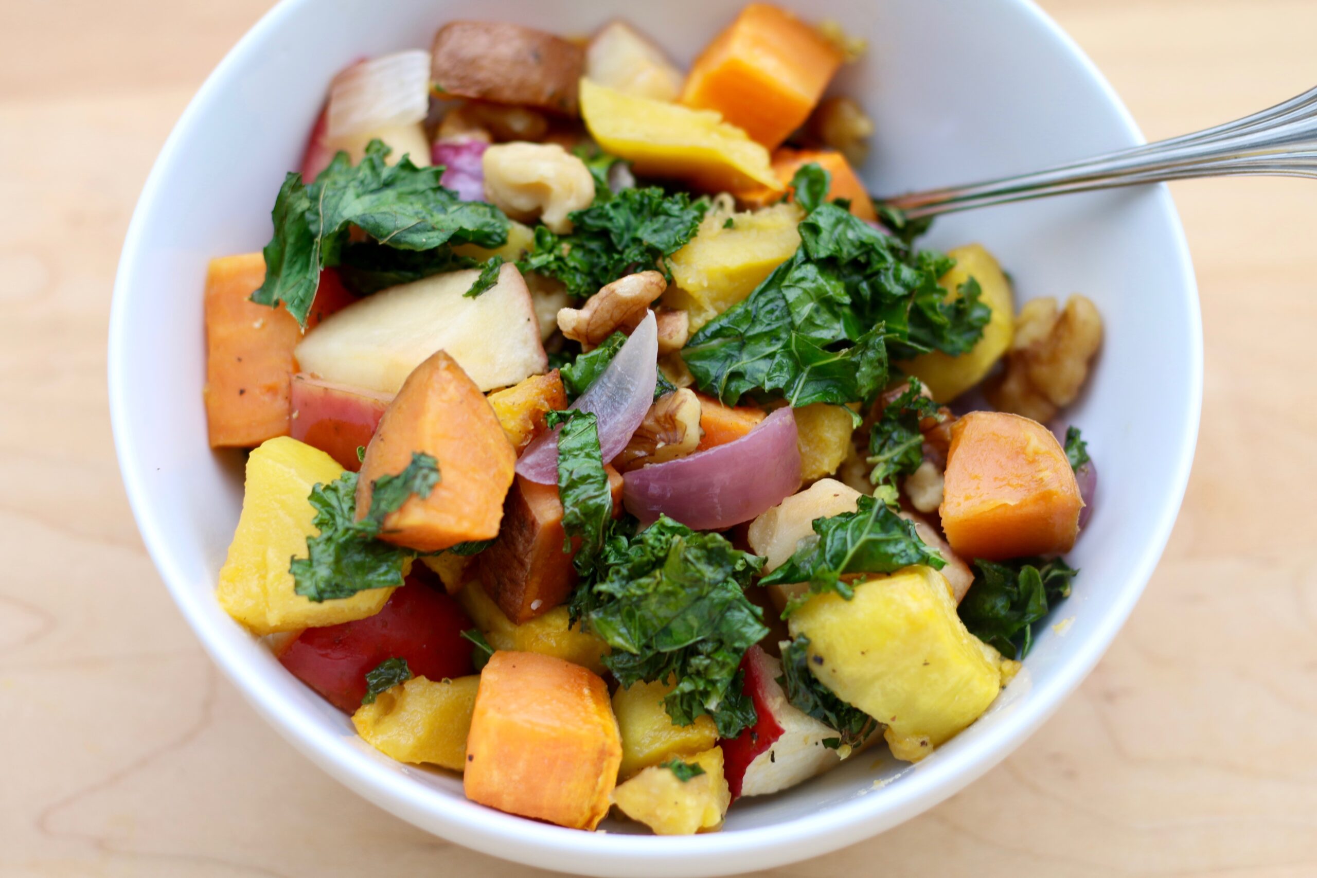 Grandpa's Roasted Vegetable Medley from Brigid Titgemeier of beingbrigid.com