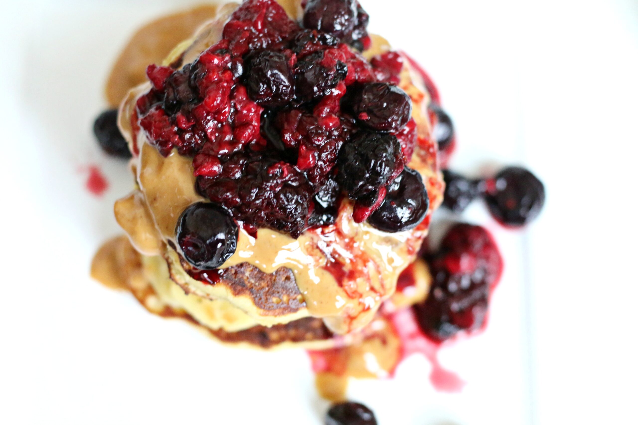 PB&J Paleo Pancakes from beingbrigid.com