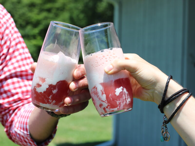 Kombucha Floats for the 4th of July by BeingBrigid