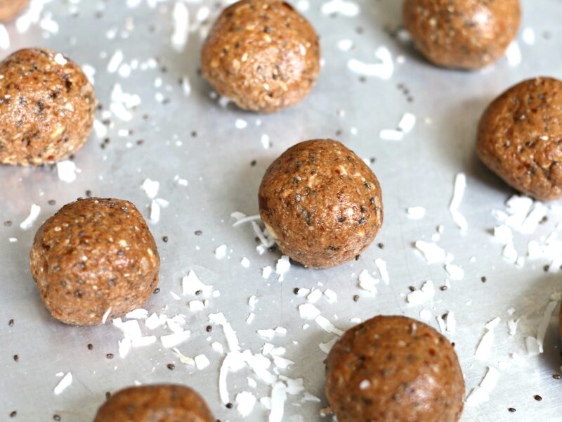 Cacao Coconut Bliss Balls from the Functional Feed