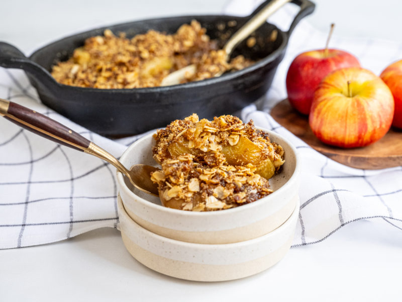 Baked Apple Crisp by BeingBrigid Functional Nutrition Brigid Titgemeier