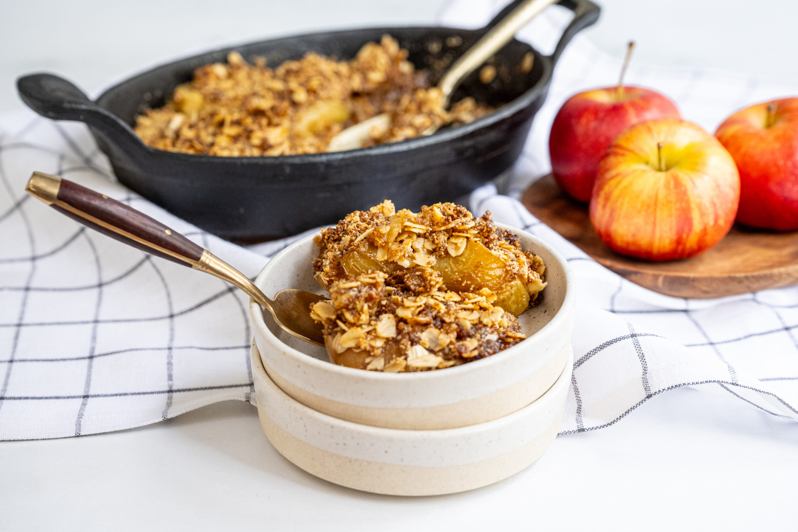 Baked Apple Crisp by BeingBrigid Functional Nutrition Brigid Titgemeier