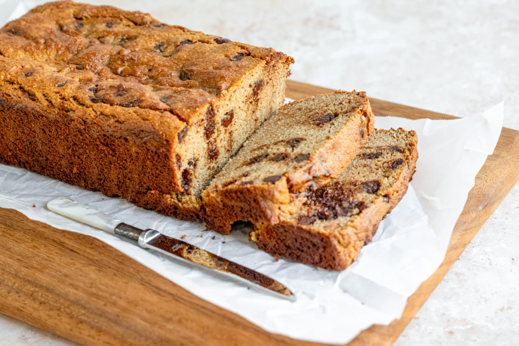 Creamy Chocolate Grain Free Banana Bread by BeingBrigid Functional Nutrition Brigid Titgemeier