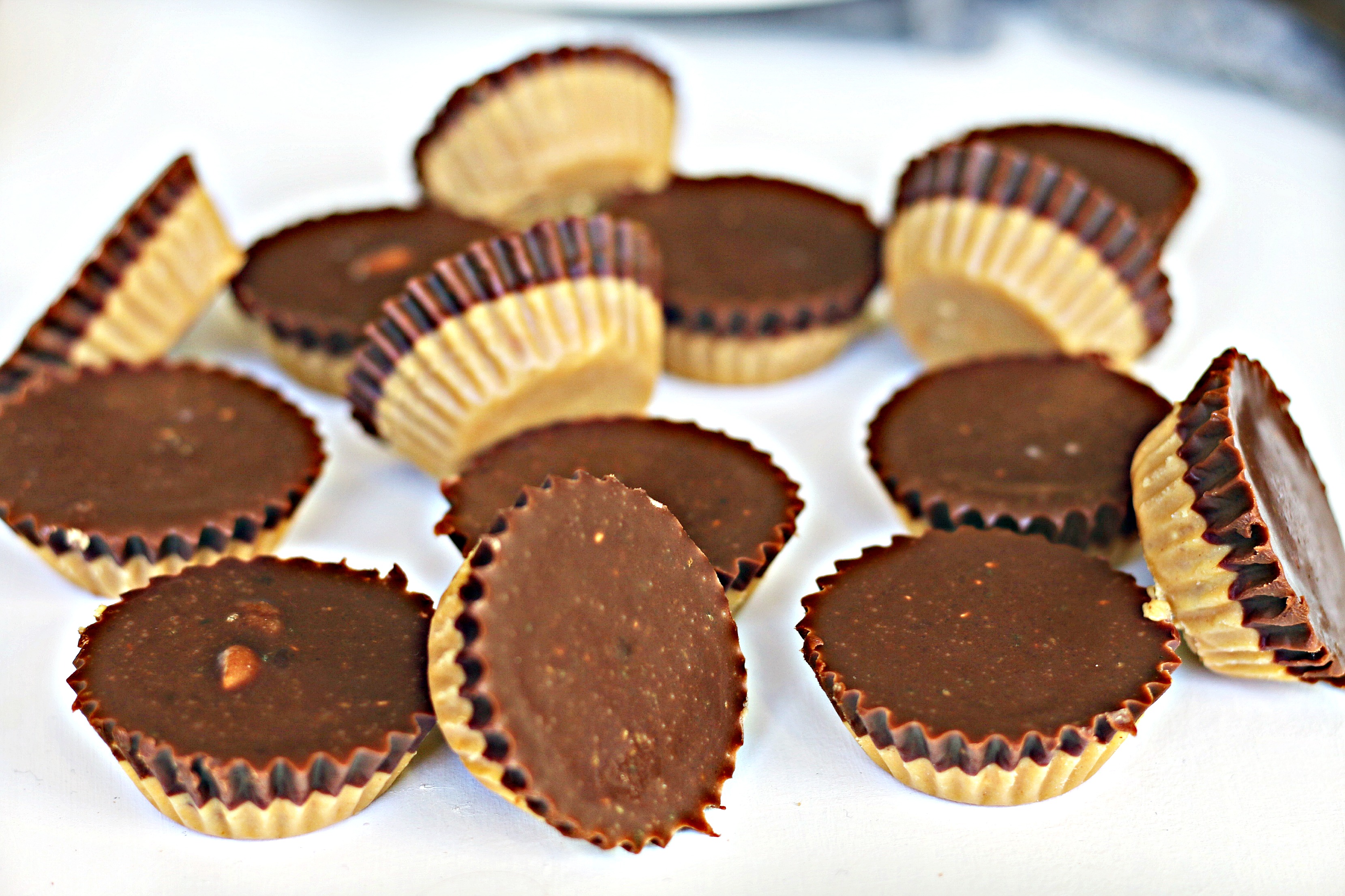 Chocolate Peanut Butter Cluster Cups BeingBrigid