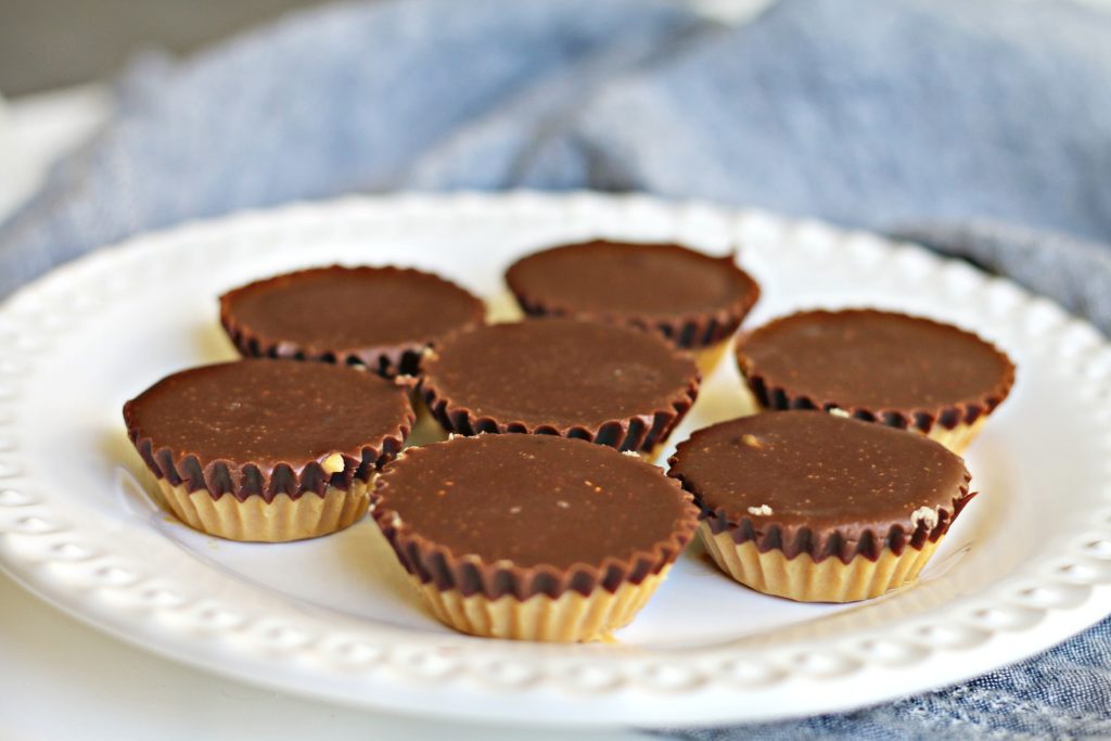 Chocolate Peanut Butter Cluster Cups BeingBrigid Brigid Titgemeier
