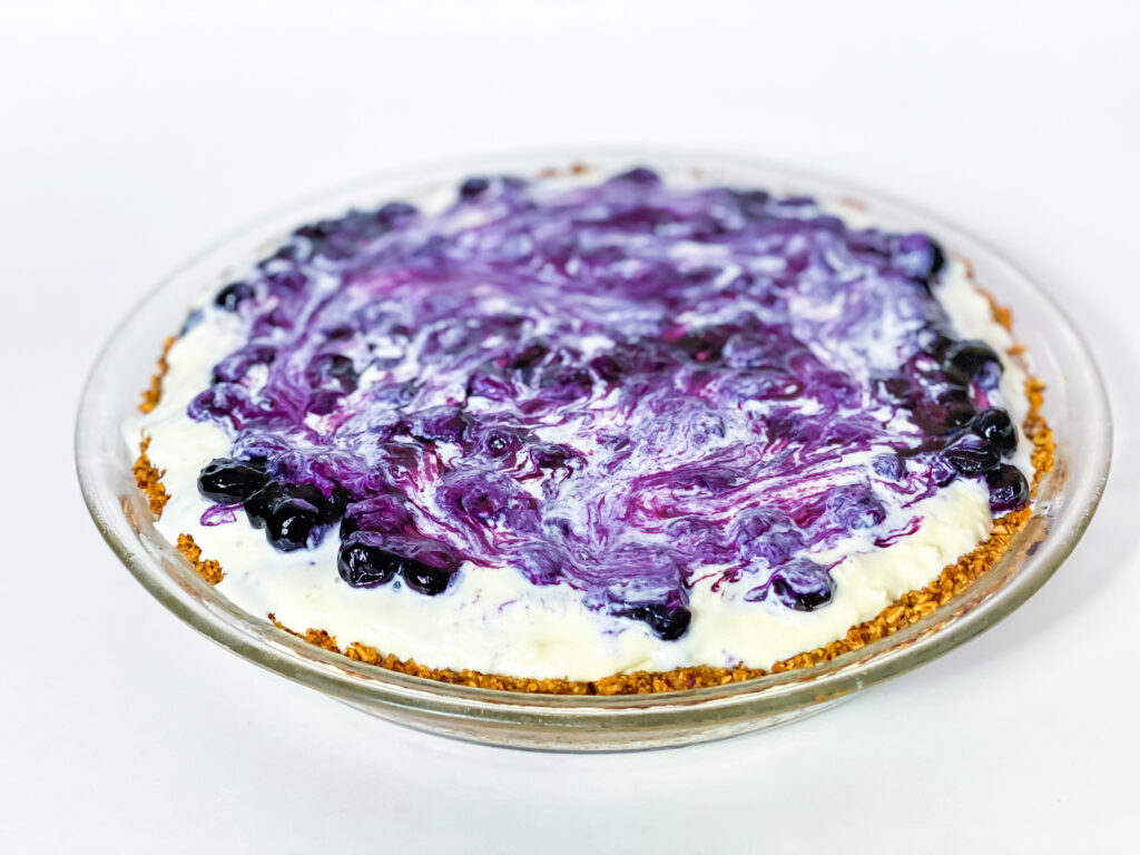 BeingBrigid Pegan Blueberry Ice Cream Pie