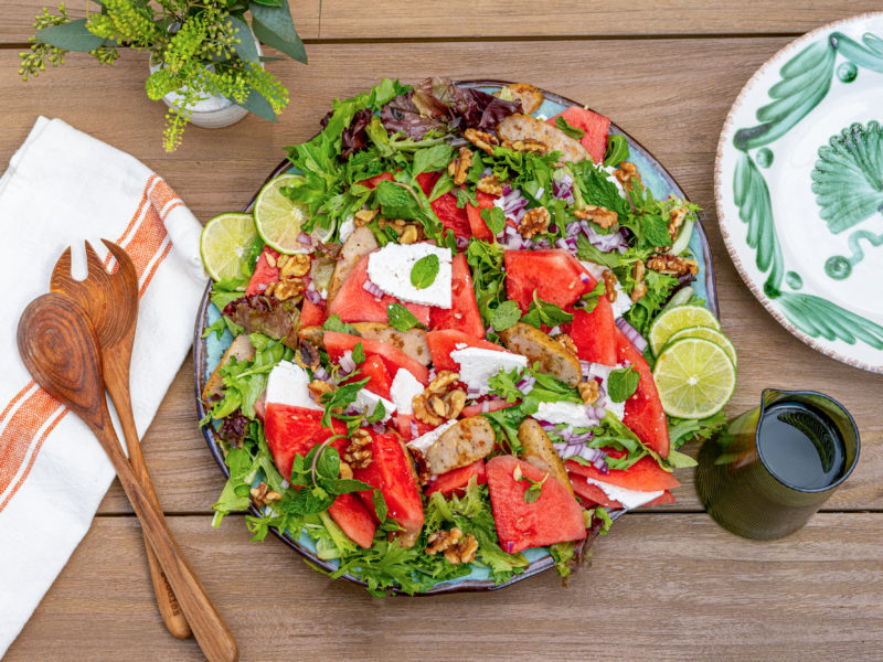 Watermelon Feta Salad by BeingBrigid Functional Nutrition Brigid Titgemeier