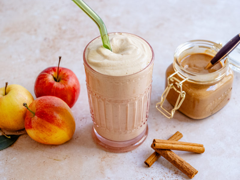 Apple Peanut Butter Smoothie by BeingBrigid Functional Nutrition Brigid Titgemeier