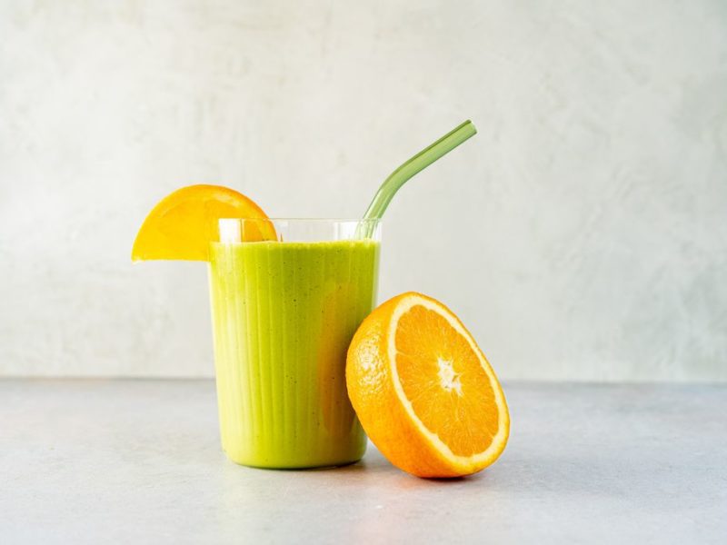 Citrus Green Ginger Smoothie by BeingBrigid Functional Nutrition Brigid Titgemeier