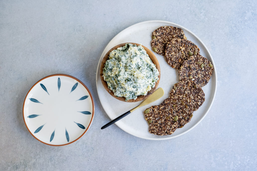 Spinach Artichoke Dip by BeingBrigid Functional Nutrition Brigid Titgemeier