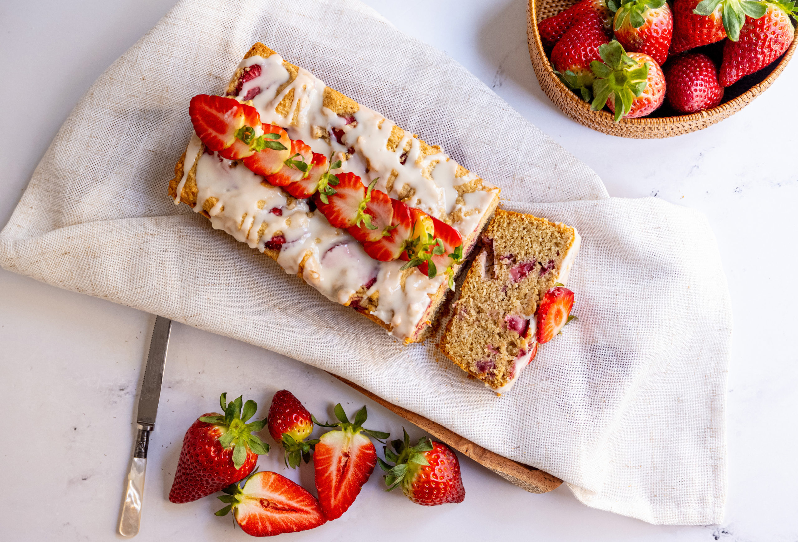 Strawberry Shortcake Bread by BeingBrigid Functional Nutrition Brigid Titgemeier