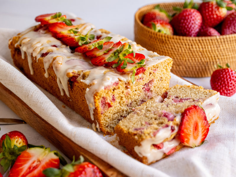 Strawberry Shortcake Bread by BeingBrigid Functional Nutrition Brigid Titgemeier