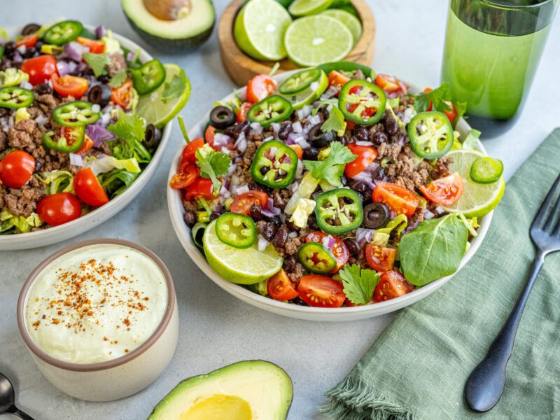 Taco Salad by BeingBrigid Functional Nutrition Brigid Titgemeier