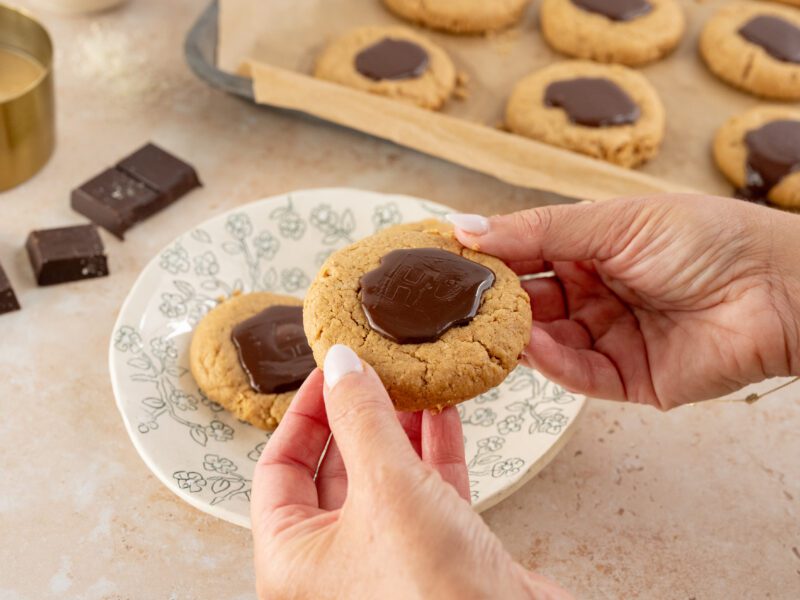 Peanut Butter Blossom Cookies by BeingBrigid