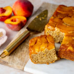 Caramelized Peach Cake by BeingBrigid