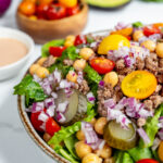 Burger Salad by BeingBrigid